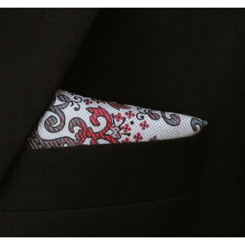 Pochette man Grijs Paisley > slechts €11.99 - Herenkleding