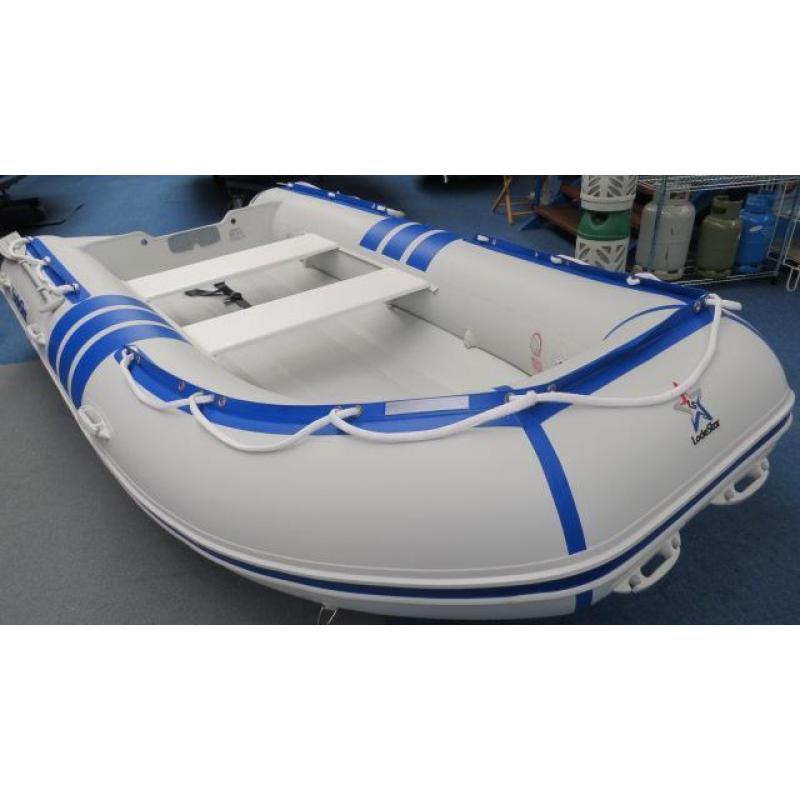 Aanbieding Lodestar opblaasboten met speedtubes