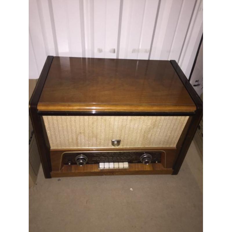 Philips buizenradio incl platenspeler