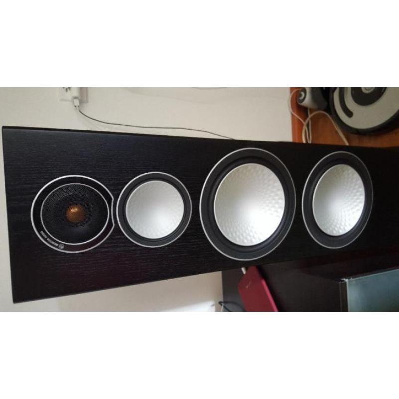 Monitor Audio Silver 10 Zwart Als nieuw Compleet met factuur