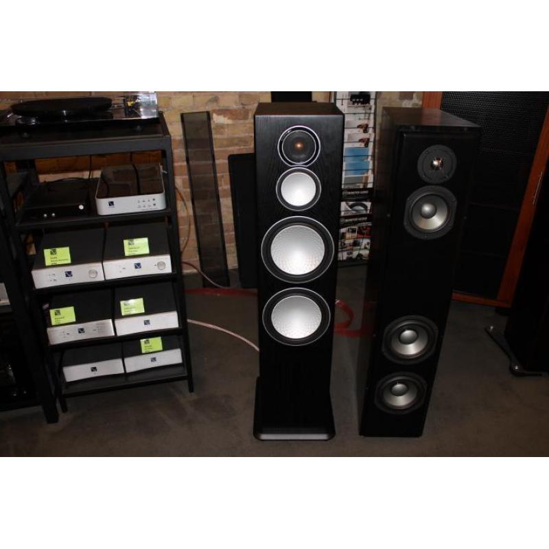 Monitor Audio Silver 10 Zwart Als nieuw Compleet met factuur
