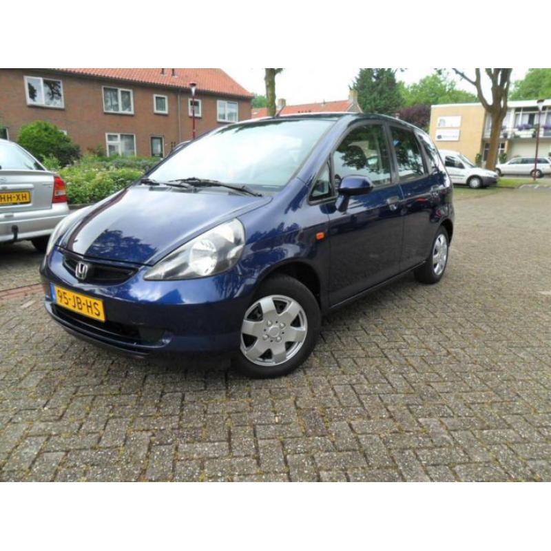 Honda Jazz 1.4 I LS 2002 Blauw Dealerauto + Garantie TOPPER!
