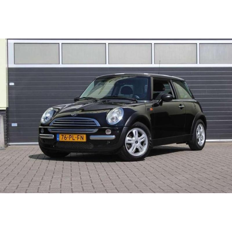 Mini Mini 1.6 One Cooper Pepper Airco Cruise zwart
