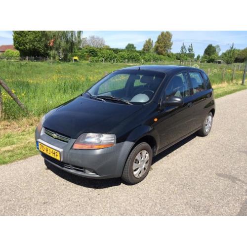 Chevrolet Kalos 1.2 5D 2005 Zwart