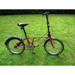 Fietshokje: Birons vouwfiets 20 inch Dahon-model | zgan