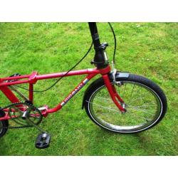 Fietshokje: Birons vouwfiets 20 inch Dahon-model | zgan
