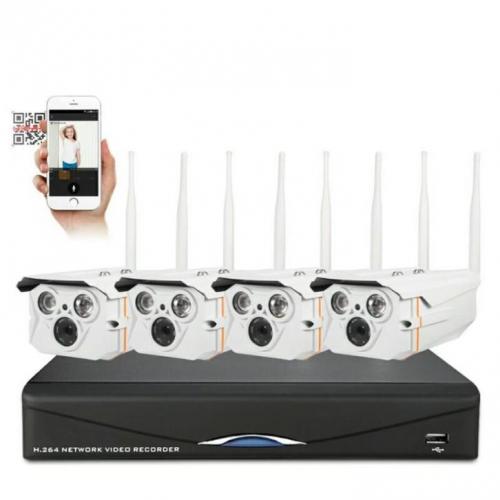 Sannce draadloos camera beveiliging systeem 4x 1MP WiFi