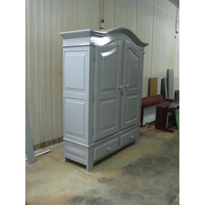 Mooie, opgeknapte brocante buffet, kamer, wand eiken kasten