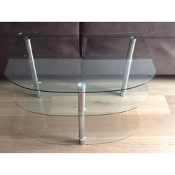 Glazen tv-meubel