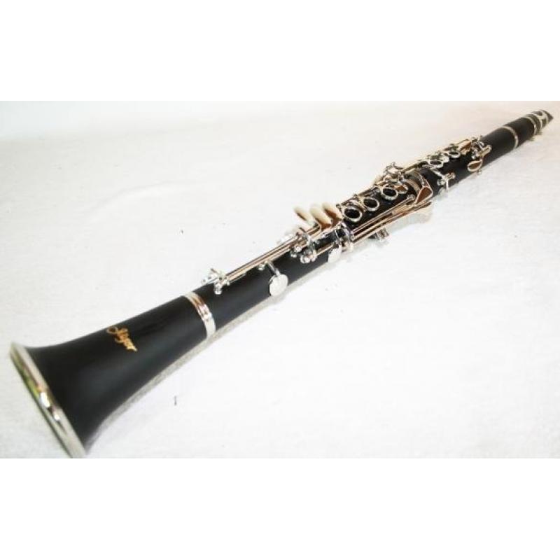 Nieuwe klarinet met koffer: Böhmsysteem! Zwart