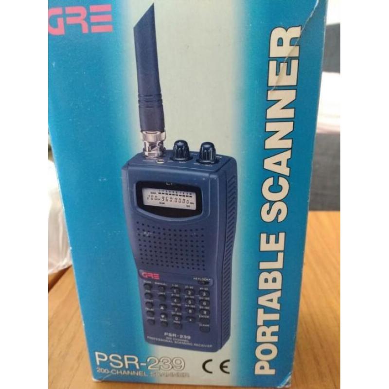 Portable radio scanner