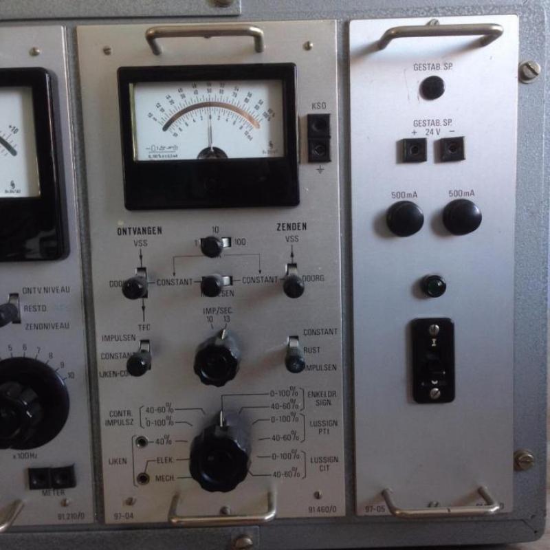 Vintage Siemens kanaalmeetinrichting