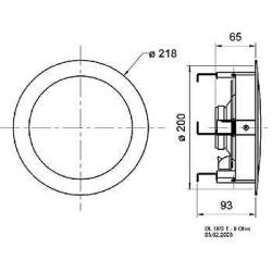 HiFi plafond luidspreker 17 cm (6.5")