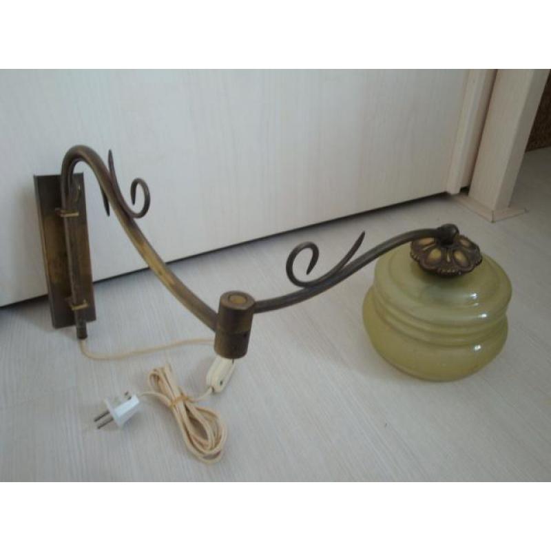 wandlamp messing
