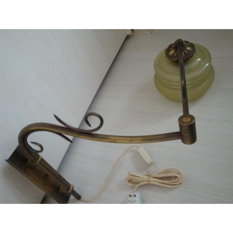 wandlamp messing