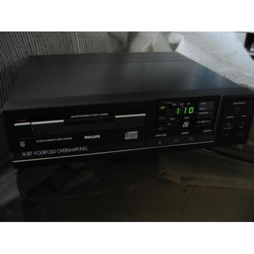 Vintage 1986 Philips CD360 met DAC TDA1541 top CD speler!