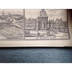 Stadskaart van Leiden, reproductie van 17e eeuw