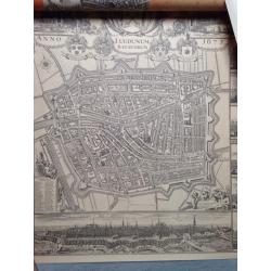 Stadskaart van Leiden, reproductie van 17e eeuw
