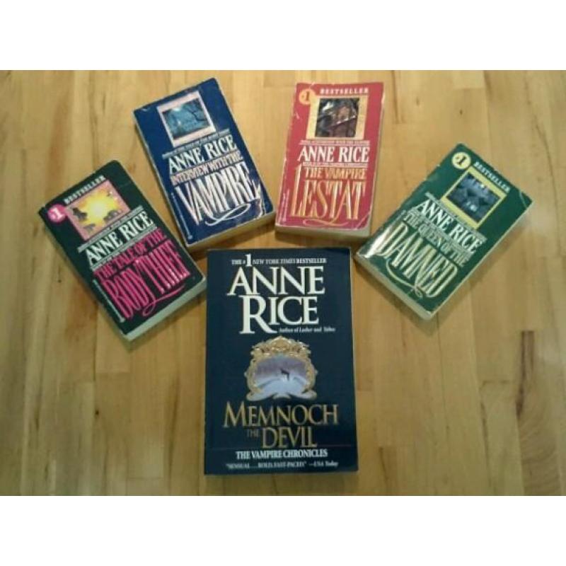 The vampire chronicles - Anne Rice - 5 books- Engels/English