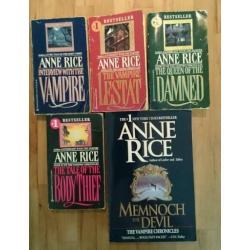 The vampire chronicles - Anne Rice - 5 books- Engels/English