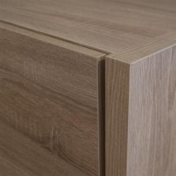 Opbergkast 'Nantes' in eiken melamine. (EO-7096)