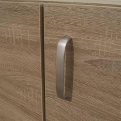 Opbergkast 'Nantes' in eiken melamine. (EO-7096)
