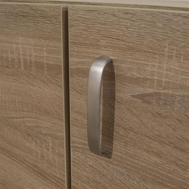 Opbergkast 'Nantes' in eiken melamine. (EO-7096)