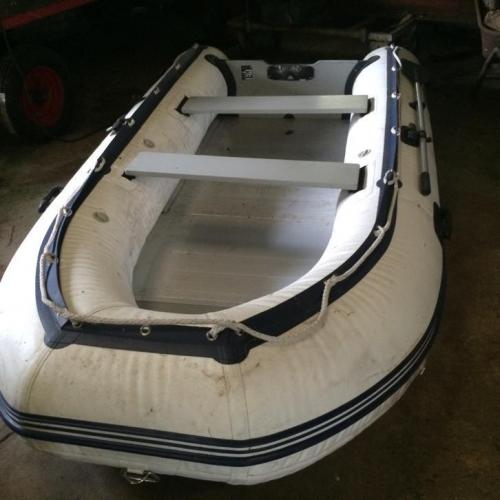 Rubberboot ly360 met aluminium bodem