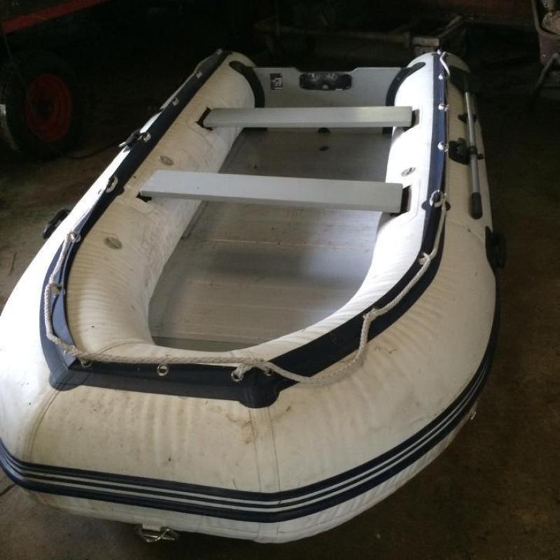 Rubberboot ly360 met aluminium bodem