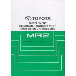 1996 Toyota MR2 Chassis Carosserie Reparatieboek Supplement