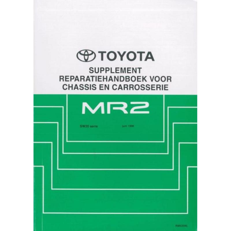 1996 Toyota MR2 Chassis Carosserie Reparatieboek Supplement
