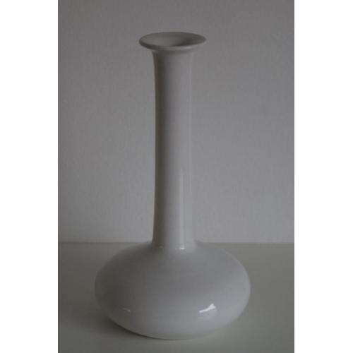 flesvaas wit met lange hals