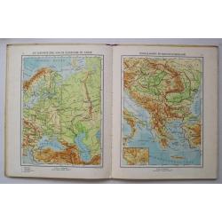 "Kleine schoolatlas der gehele aarde" - 1956. Met gratis ...