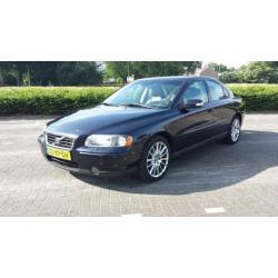 Volvo S60 2.4 170PK 2007 Blauw LPG G3 Climate control Leer