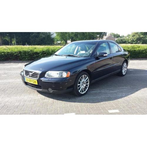Volvo S60 2.4 170PK 2007 Blauw LPG G3 Climate control Leer