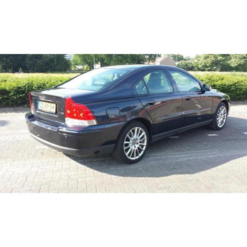 Volvo S60 2.4 170PK 2007 Blauw LPG G3 Climate control Leer
