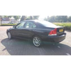 Volvo S60 2.4 170PK 2007 Blauw LPG G3 Climate control Leer