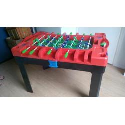 inklapbare voetbal / pool / airhockeytafel