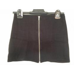 Stoere korte rok met rits