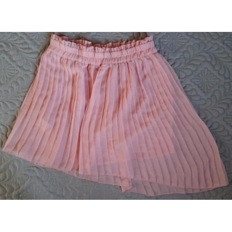 Roze rokje Zara maat XS zgan