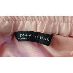 Roze rokje Zara maat XS zgan