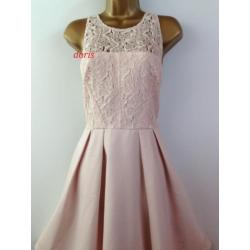 prachtige roze jurk Karen Millen maat 10/36/38