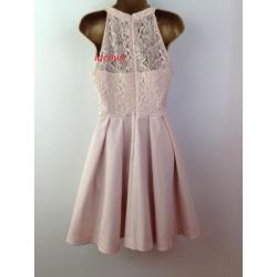 prachtige roze jurk Karen Millen maat 10/36/38