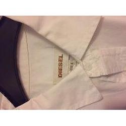 Blouse korte mauw, wit, merk Diesel