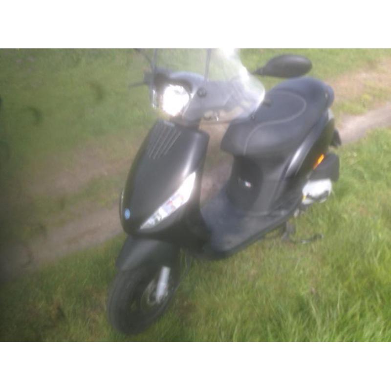 Mat zwarte zip kappen