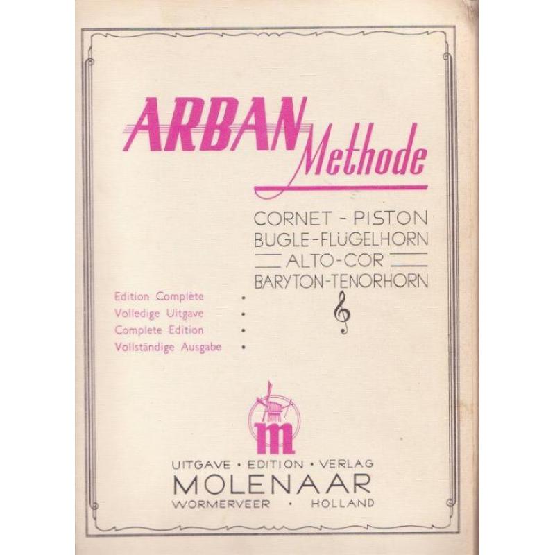 Arban volledige uitgave-cornet , piston, bugel etc