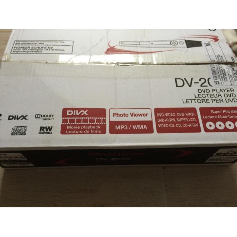 Nieuwe Pioneer DV-2020 DVD speler grijs