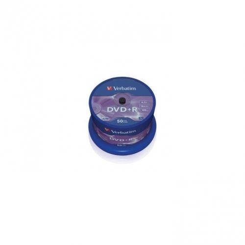 Verbatim DVD+R 4.7GB 16x Spindel, 50st