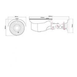 Compleet 8 Camera systeem met Dvr recorder en HDD