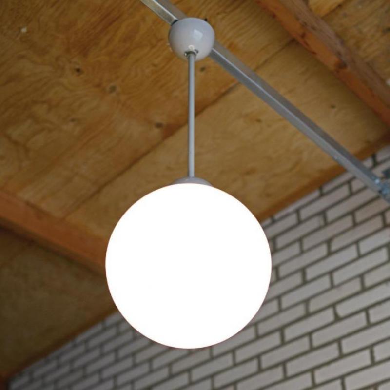 Hanglamp - Gispen stijl - Schoollamp, ca. 1950 vintage